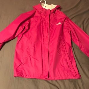 Pink Northface raincoat (worn 2x) no longer fits